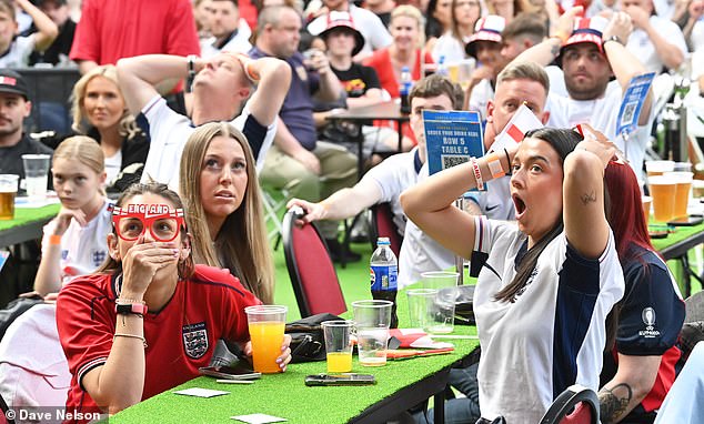 There was also suffering for supporters back home, including at Blackpool's Winter Gardens