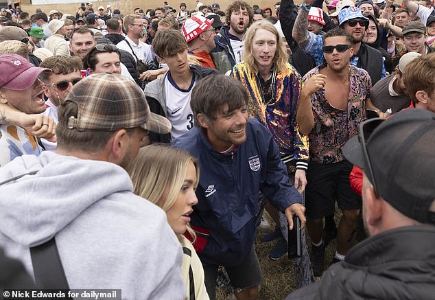 Speaking to the BBC, Louis admitted that fans had branded him 'the god of the festival' adding it was 'a little bit touch and go at times' due to the TV's glitchy signal