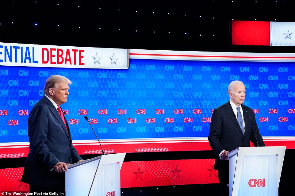 The Bidens know 'he didn’t have the best first debate,' a source close to her told DailyMail.com. 'Is he the best person to be president, now and for the next four years? 100% yes.' ' She’s his wife of 47 years; she is his biggest supporter, biggest champion, and biggest believer.' President Biden has the nomination locked up. The only way for the party to have a different nominee is for him to voluntarily exit the race. However, it appears the president is fighting an uphill battle after Thursday's debacle. A poll released Sunday reveals 72 percent of voters don't think Biden has the cognitive faculties for another term in office. This is a seven percent increase from the same poll taken earlier in June before the debate.