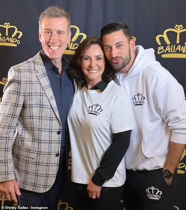 Strictly judges Shirley Ballas and Anton Du Beke showed their support for Giovanni Pernice at his dance workshop on Sunday (pictured)