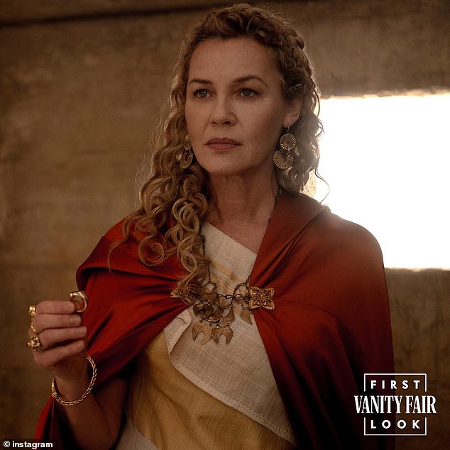 Meanwhile returning Gladiator stars Connie Nielsen (pictured) and Derek Jacobi  will also be returning for the sequel