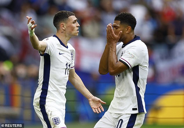 England's tournament has been characterised so far by on-pitch bickering and arguing