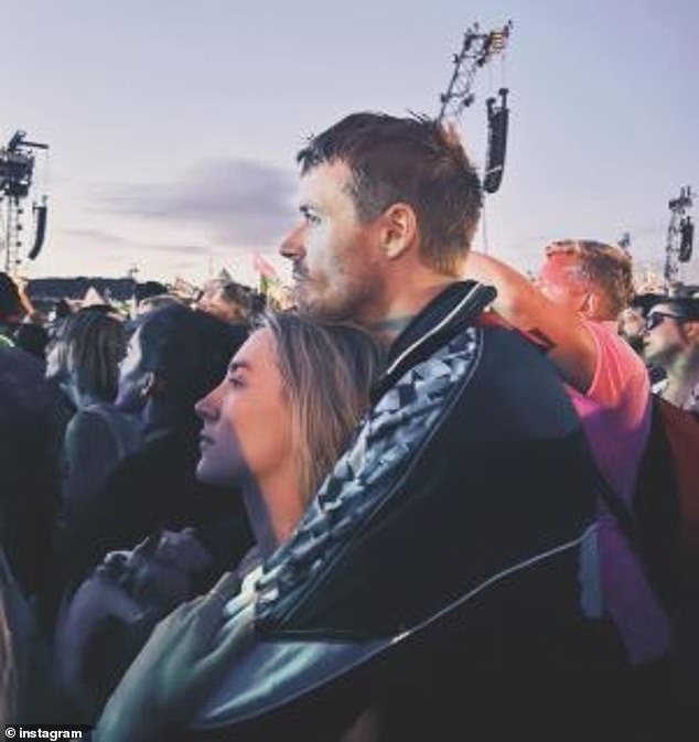 Jack Lowden, 34, shared a rare loved-up Instagram snap with his girlfriend Saoirse Ronan, 30, from their trip at Glastonbury Festival on Monday