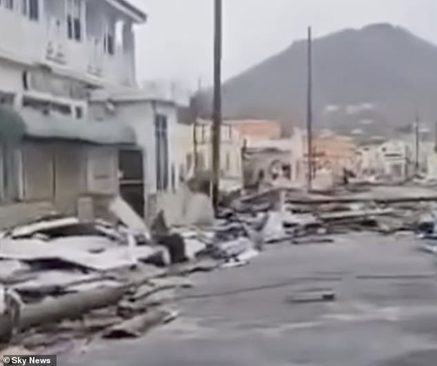 Streets in Grenada were strewn with shoes, trees, downed power lines and other debris after Hurricane Beryl hit the island on Monday