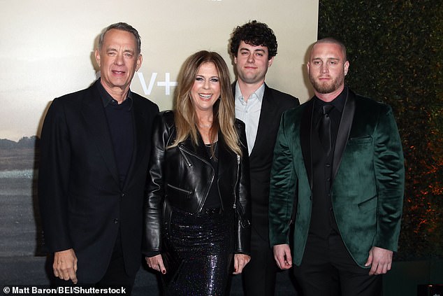 Chet said he bears no ill-will towards his parents for taking the drastic step - pictured with them and brother Truman in January