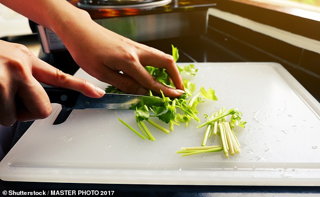 Experts also recommend reaching for plastic-free glass or bamboo cutting boards, as plastic cutting boards also leach microplastics into food