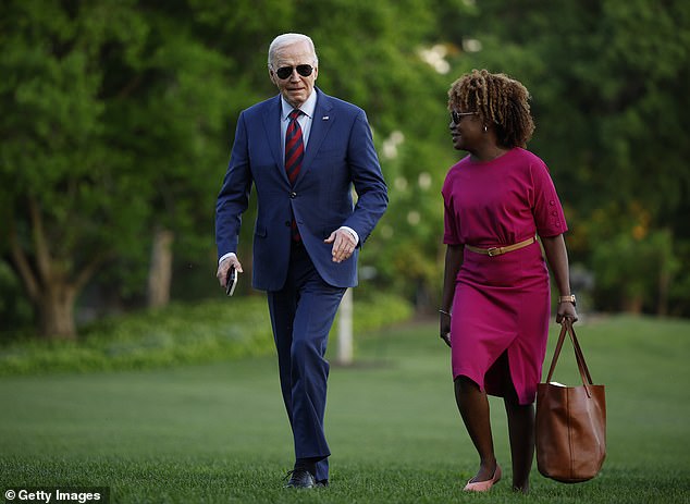 Jean-Pierre was forced to give her own explanation about the president's poor debate performance from the White House podium Tuesday