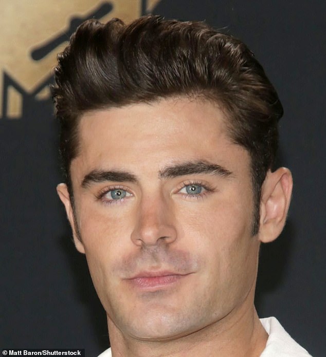 After ditching his blond highlights, Zac looked as handsome as ever in 2017. His facial features were still adapting from his reported accident and his cheekbones looked higher