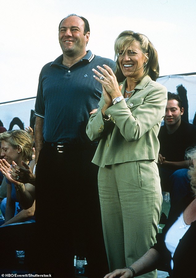 James Gandolfini and Edie Falco as Tony and Carmela in HBO hit The Sopranos