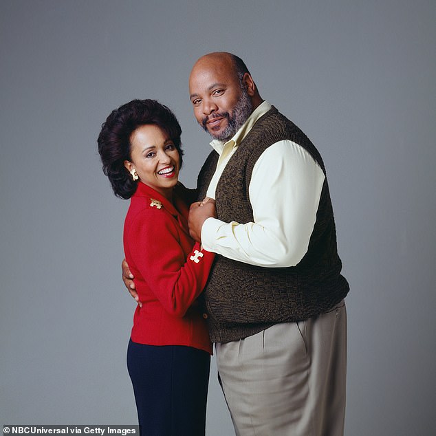 Daphne Reid as Vivian Banks and James Avery as Uncle Phil in the Fresh Prince of Bel Air