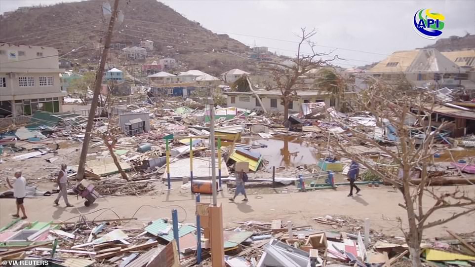 Hurricane Beryl has left at least seven dead and 'unimaginable' and 'total' damage across the Caribbean islands as the powerful super storm heads towards Jamaica today. The Category 4 storm tore through the southeast Caribbean this week with sustained winds of 150mph, flattening entire islands and leaving homes completely in ruins on the ground.