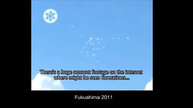 Some dozen UFOs  appeared above Japan 's Fukushima lab after its nuclear disaster in 2011. Witnesses told the Netflix docuseries, Encounters, that the UFOs saved them by lowering radioactivity levels