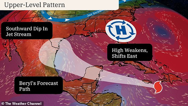 The storm is expected to weaken as it moves westwards but still be near major hurricane strength as it passes over Jamaica