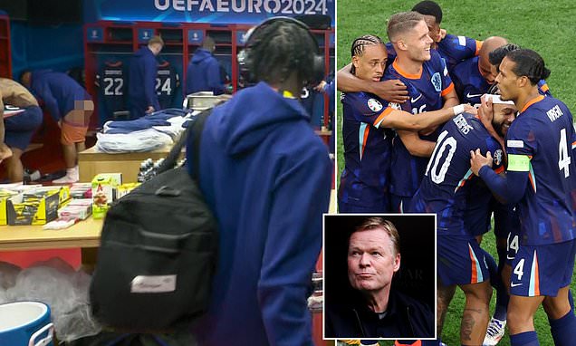 BBC accidentally show Netherlands star stripping off live on TV in changing room before