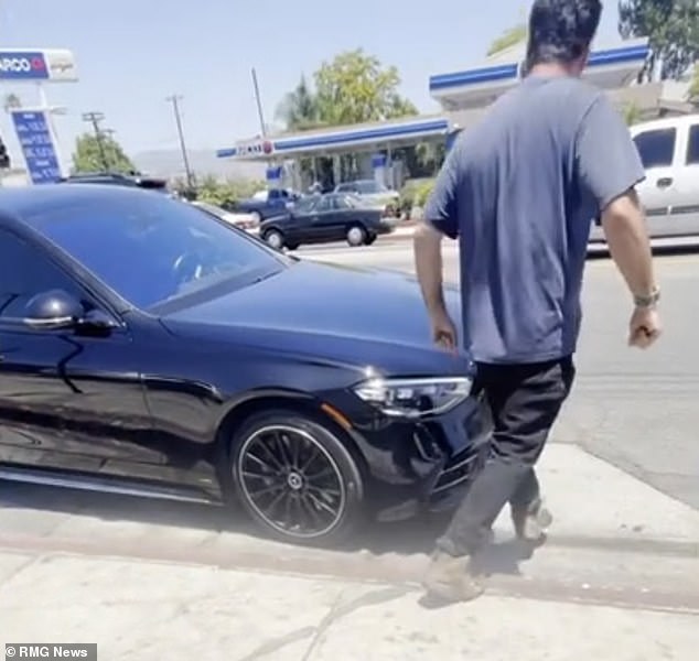 The car itself costs just north of $146,000, and was purchased just over a year ago from a dealership in Southern California, a vehicle history report shows