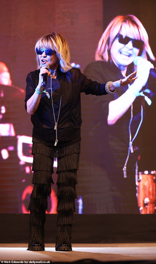 It appearance comes after the singer took to the Glastonbury stage last week, where she performed for the final time after announcing her retirement from touring  (pictured)