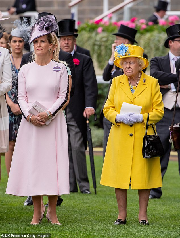 Over time, Sophie was viewed by the Queen as The Firm's safest pair of hands (the pair are pictured together in 2018)