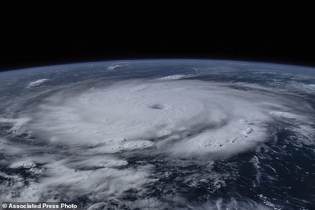 This image provided by NASA shows Hurricane Beryl from the International Space Station on Sunday, July 1, 2024