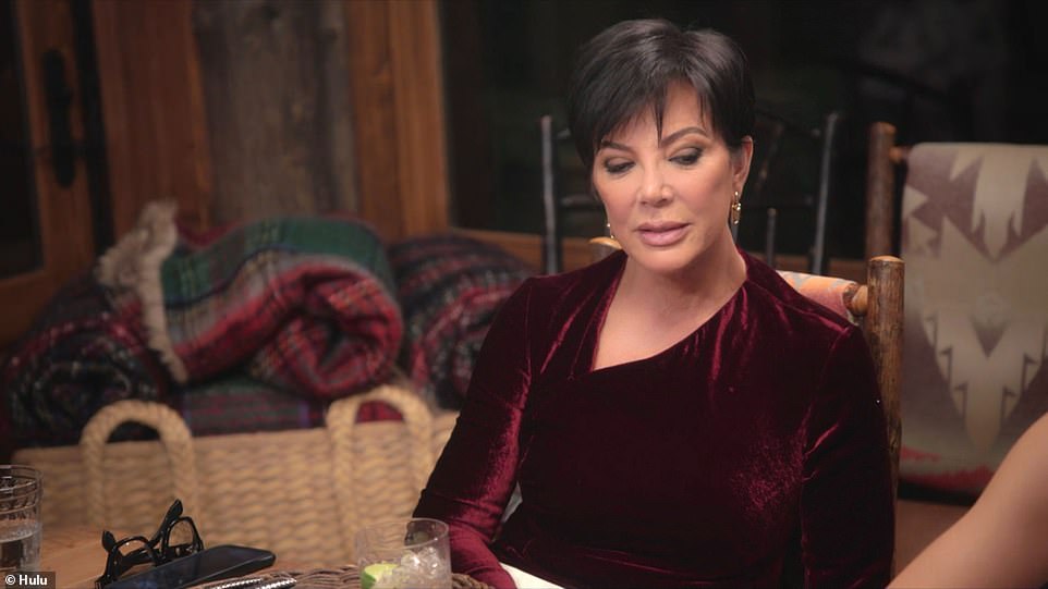 Kris Jenner revealed some potentially scary medical news on this week's episode of The Kardashians, telling her family she needed to have both ovaries removed. The 68-year-old Kardashian-Jenner matriarch was winding down a ski trip to Aspen with most of her family, though Kylie Jenner , Kourtney Kardashian - still recovering from giving birth to Rocky - and Rob Kardashian were not there.