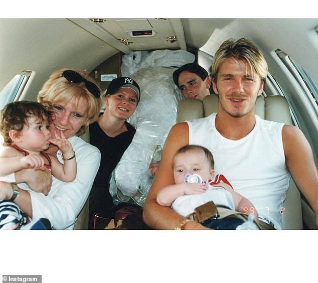 Victoria had three bridesmaids - her younger sister Louise, Louise¿s 13-month-old daughter Liberty and David¿s niece, Georgina, 16 months, While Brooklyn was ring bearer