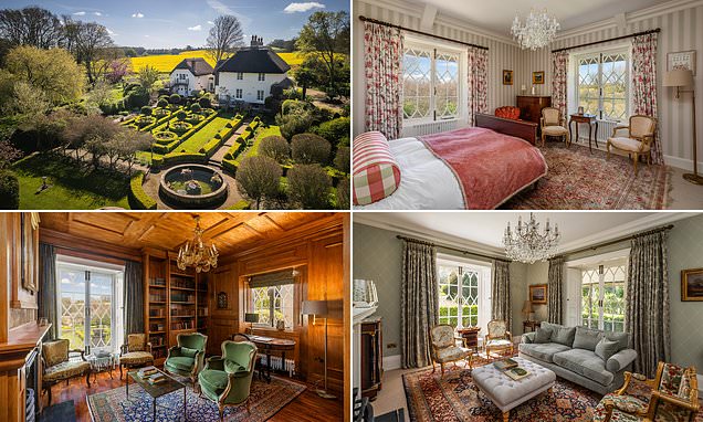 Historic five-bed rectory that hosted Tennyson, Hardy and Sassoon hits the market for