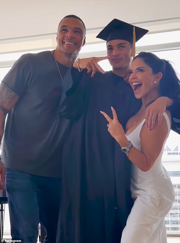 Just a few days before Lauren and Jeff's trip to Greece at the beginning of June, the former reporter put on another dazzling display as she and the Amazon founder celebrated her eldest son's graduation from college