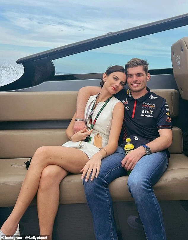 Kelly in a 35-year-old model from Brazil and hasn't just bagged herself a boyfriend who is a three-time world champion, but also happens to be the daughter of one too - with her father, Nelson Piquet, having the same badge of honour himself