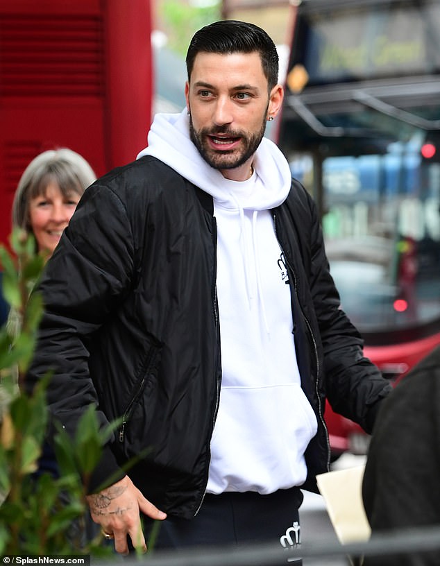 As Strictly star Giovanni Pernice is under investigation for 'workplace misconduct' MailOnline attended a dance class thrown by the star on Sunday (pictured at the event)