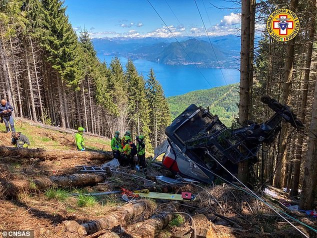 A cable car carrying 15 passengers plunged to the ground in northern Italy in 2021, killing 14