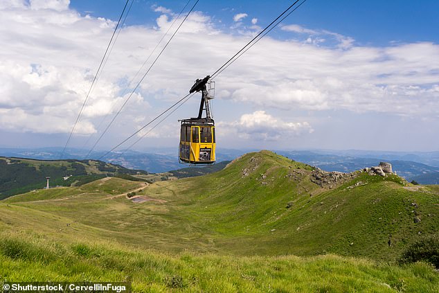 Stock image shows a cable car. The one involved in the incident is designed to carry luggage rather than people