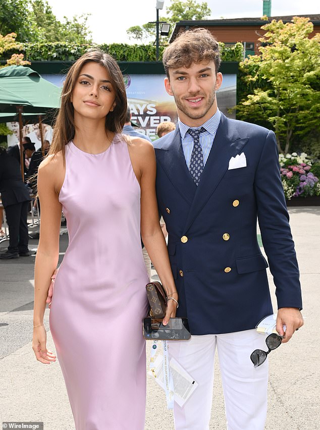 They have since made glamorous public appearances at events like Cannes Film Festival and Wimbledon (pictured last year) - and as reported by People, Pierre has even called Francisca his 'lucky charm'