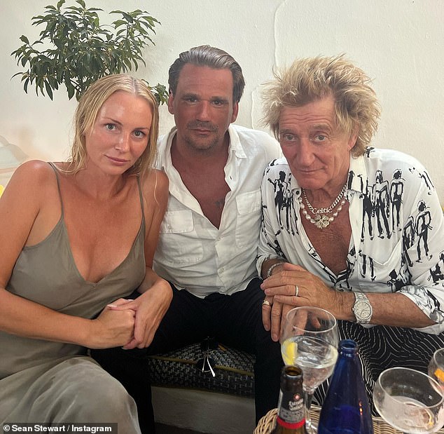 Stewart is divorcing his wife of one year, TV producer Jody Weintraub, who is the daughter of the late Ocean's Eleven producer Jerry Weintraub. Seen with Jody and his father Rod Stewart