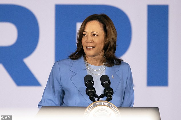 The gaffe-prone president, 81, stumbled over his words during Thursday's interview with Philadelphia's WURD, seemingly mixing himself up with his Vice President Kamala Harris