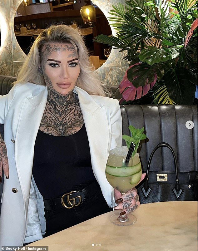 It comes after Becky revealed that she's been refused service at bars and restaurants as people assume her ink is 'gang-related' body art