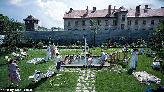 The Höss family garden backing onto the death camp is depicted in 'The Zone of Interest'