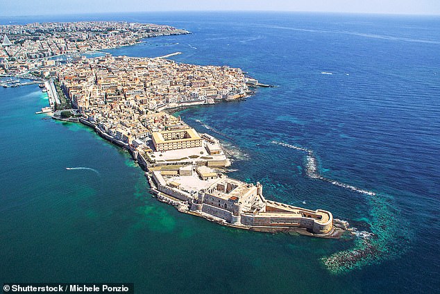 The attack here, in the city of Siracusa, on the island of Sicily