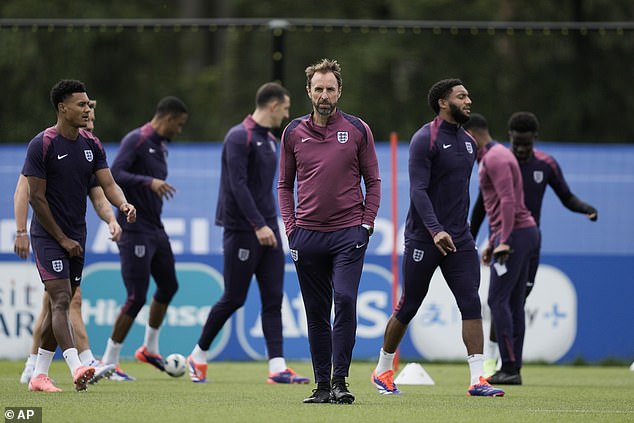 Gareth Southgate's side are going through their final preparations before facing Switzerland