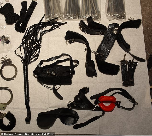 The 30-stone fanatic had gathered a disturbing array of items that he planned to use to kidnap Holly, including a chloroform restraint kit, handcuffs, cable ties and ball gags