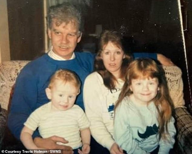 He claims that she abandoned him when he was 11 to move away with her boyfriend Mark McCollum - leaving Travis and sister Daisy Holman, then 13, to fend for themselves