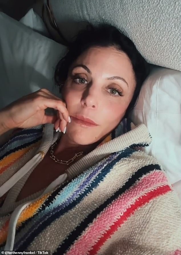 Bethenny Frankel appeared on TikTok Thursday and recounted what she called a 's**t week'