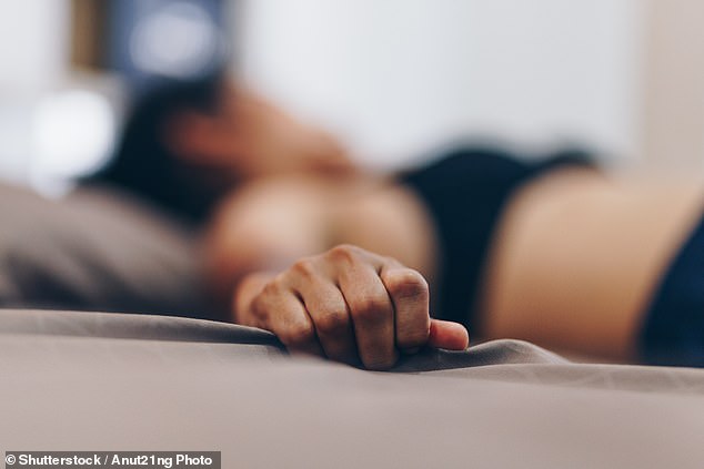 Half of women masturbate to relax while a quarter do it to reduce stress, a study that quizzed 425 German women previously found (stock image)