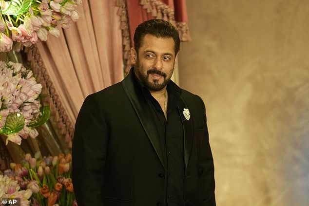 Bollywood actor Salman Khan was on the star-studded guestlist for the pre-wedding ceremony