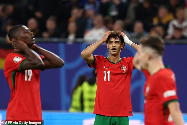 Portugal had looked threatening throughout on the evening but will now be heading home