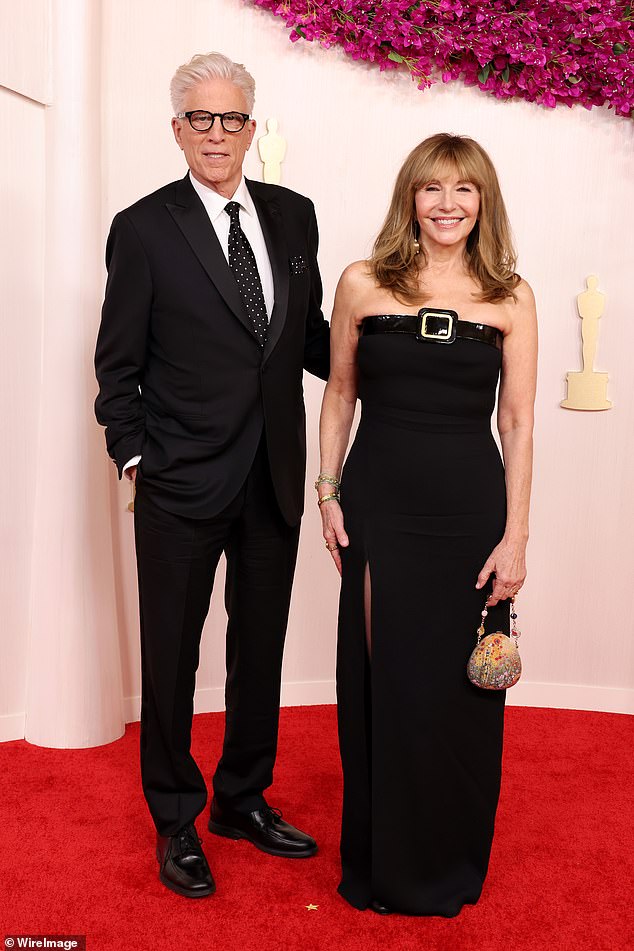 Steenburgen has been married to Ted Danson since 1995l; (pictured March)