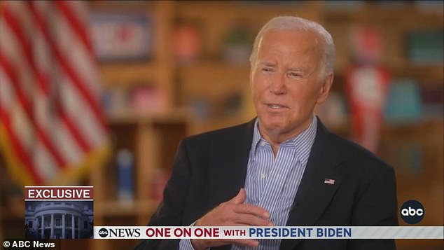 A bronzed Joe Biden made a bizarre claim about inventing a computer chip during his make-or-break interview Friday