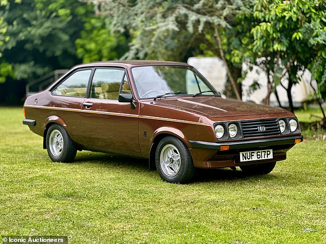 A Ford Escort like no other: This 'Bronze Roman' 1976 RS2000 is not only a unique colour combination - featuring a cream leather interior - it's the only UK-spec version with an automatic gearbox