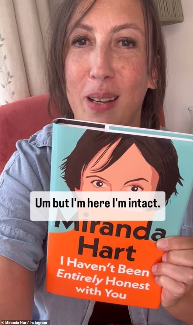 Miranda Hart has revealed she has struggled with 'difficult challenges' during an 'unexpected decade in her life' as she details how she got through the 'darkness' in her new candid memoir