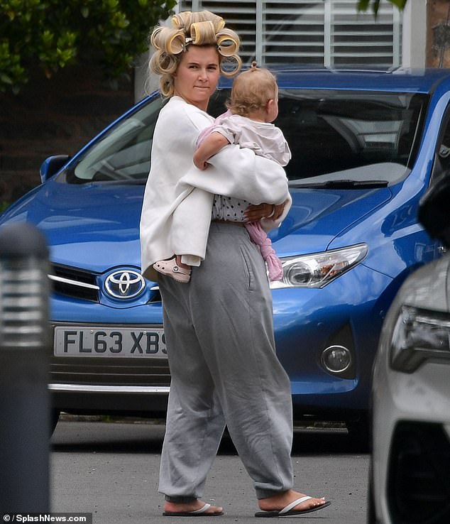Molly-Mae Hague cut a casual figure on Friday afternoon as she arrived at a hotel in the Lake District ahead of her sister Zoe's big day as she prepares to tie the knot this weekend