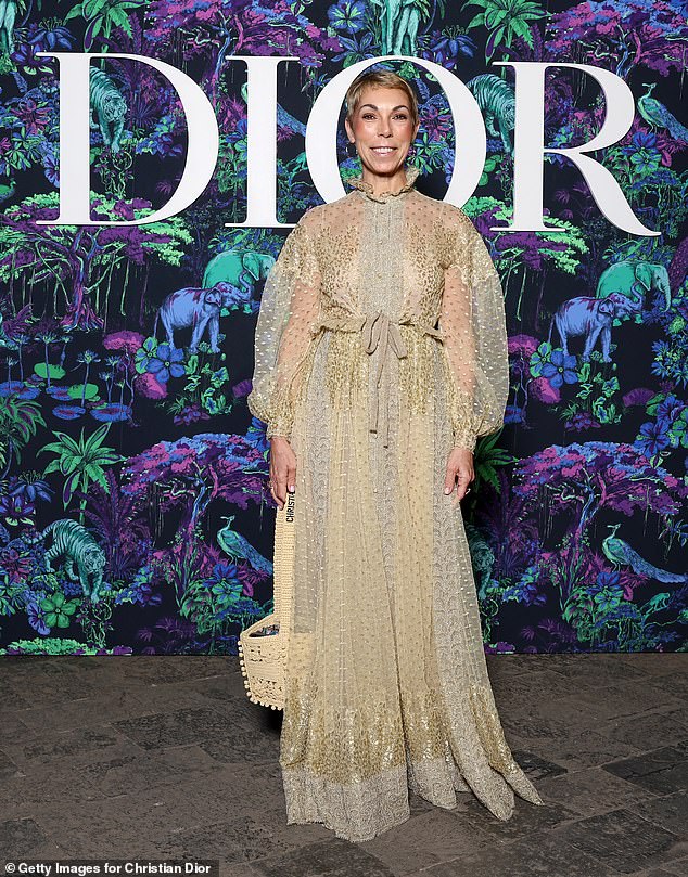 As Mathilde told The Times , she later also married Antoine Meyer, but has now found love with her third husband Nicolas Altmayer. Pictured at a Dior event last year