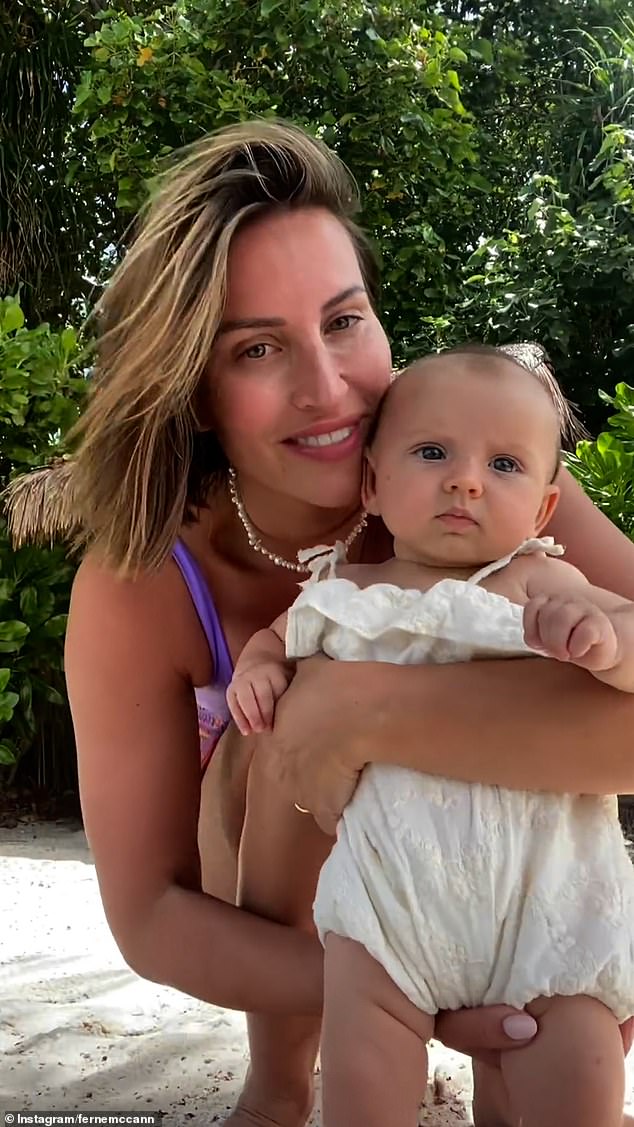 Ferne McCann celebrated her daughter Finty's first birthday as she shared an  adorable video compilation to Instagram on Saturday as she gushed she is 'nothing but pure love and joy'